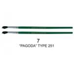 PAGODA TYPE 7 251 BRUSH